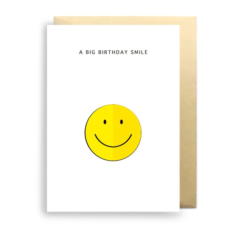 BIGLIETTO BIG BIRTHDAY SMILE