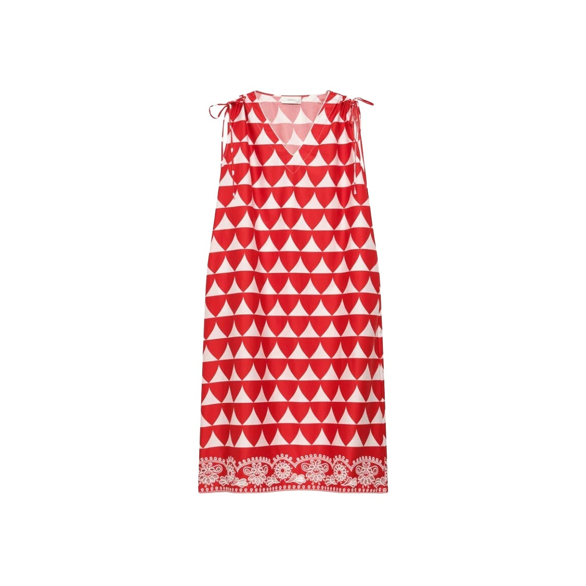 OPTICAL BRODERIE DRESS