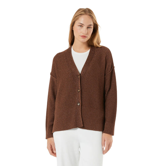 CARDIGAN TABACCO