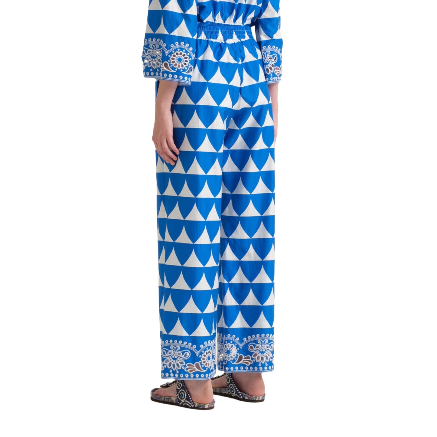 PANTALONE OPTICAL BRODERIE JH8073