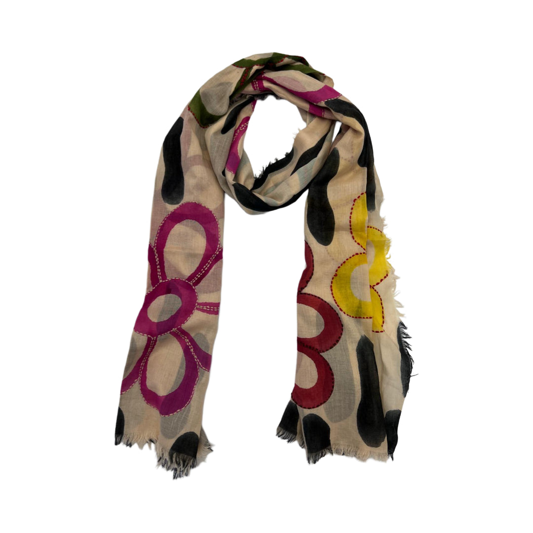 FLOWER-POWER SCARF 