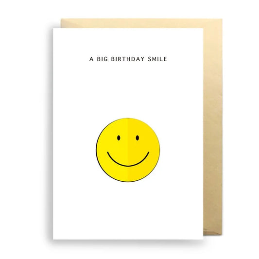 BIG BIRTHDAY SMILE CARD